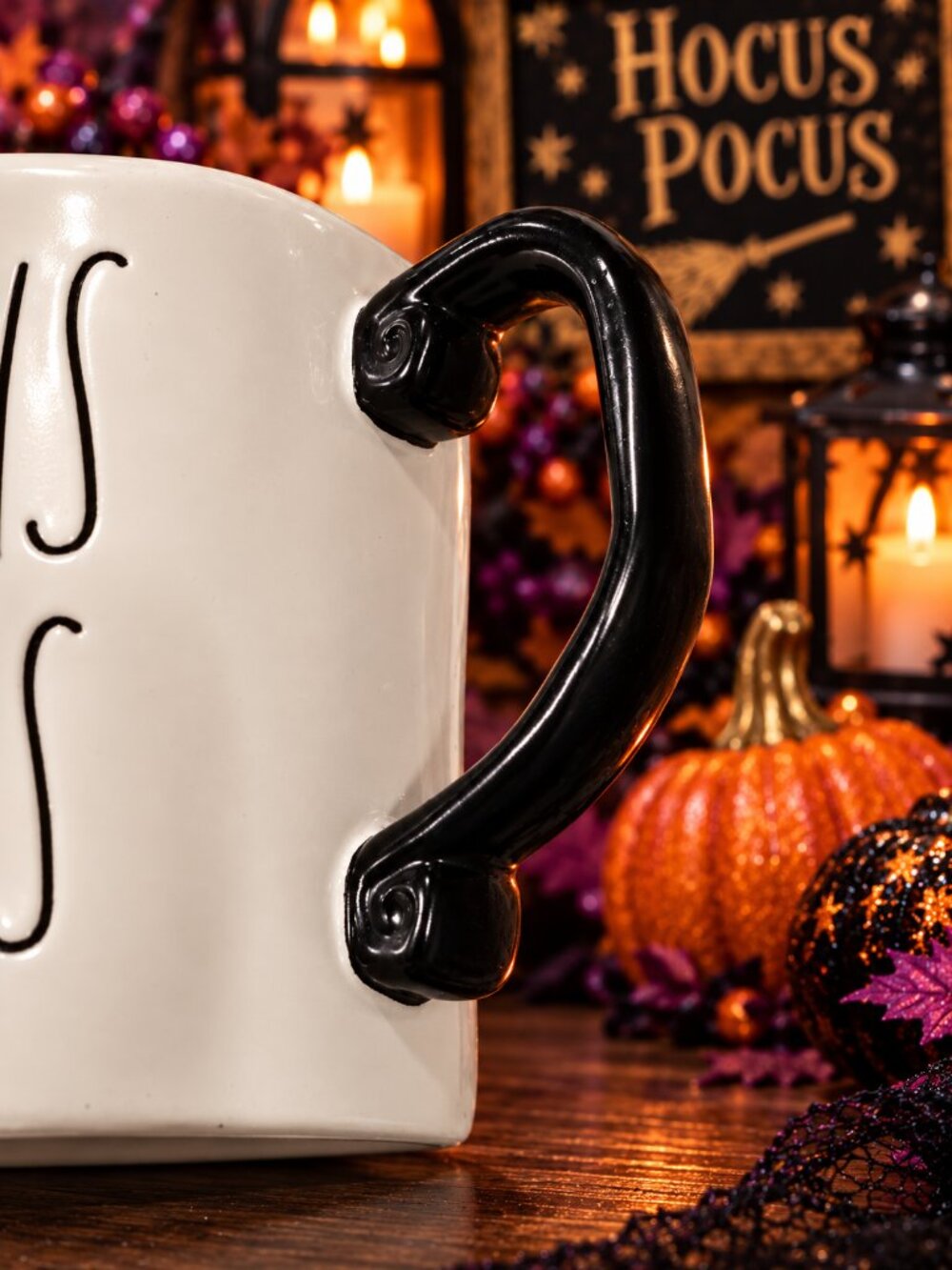 RAE DUNN Hocus Pocus Halloween Collection Mug Witch Decor by Artisan Magenta NEW - Picture 6 of 9
